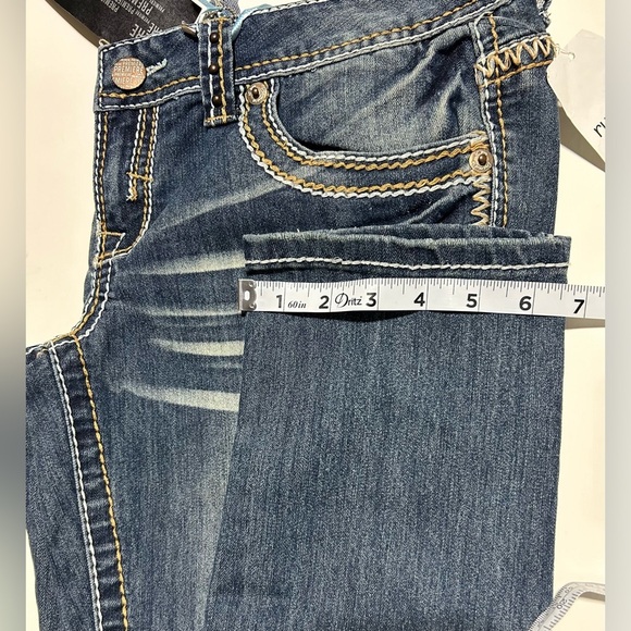 Premier Sz 5/6 Low Rise Skinny 'Bold Pockets*Stitching*Button' Jeans - Picture 8 of 15